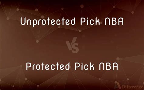 what is an unprotected pick|Difference between unprotected and protected NBA draft picks ex.